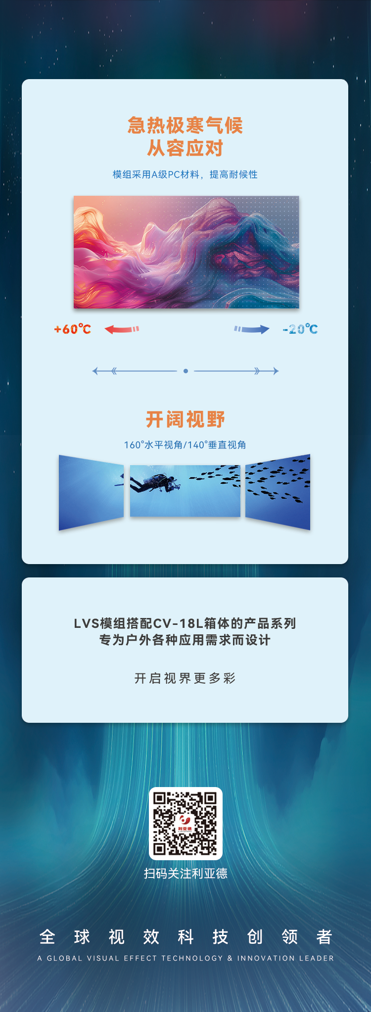 必赢亚洲高质量户外全彩显示产品：LVS系列与CV-18L系列